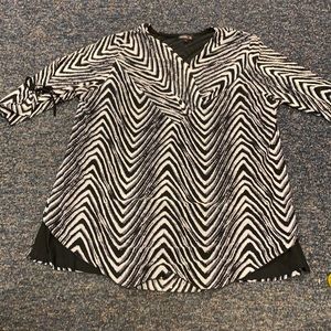 Mode Lia zebra print top sz. XL